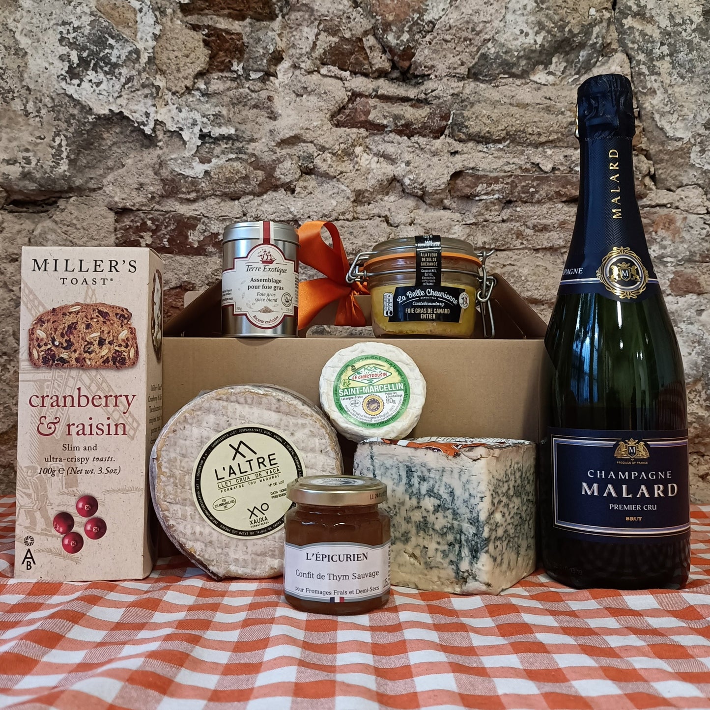 Box regalo lujo + champagne